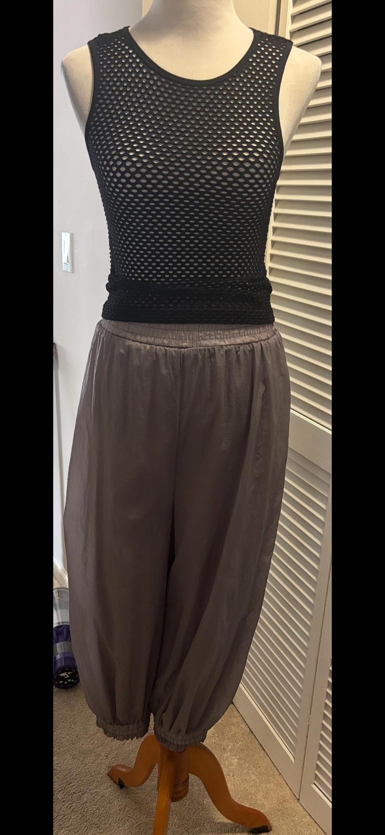 Free People Harembyxor Mesh Linne Outfit XS S M Sällsynt Slutsåld Wild Precision Mood bild 6