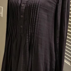 Free People CP Shades Klänning XS Djup Lila Pintuck Maxi Tillverkad i USA Sällsynt Samarbete bild 1
