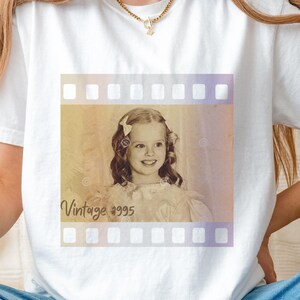 Custom Vintage Photo T-Shirt: Personalized Retro Film Style Tee