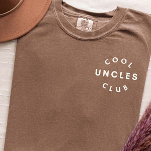 Cool Uncles Club Shirt, Funny Uncle Shirt, New Uncle Tee, Uncle Gift Shirt, Comfort Colors Uncle Tee, Pregnancy Announcement Shirt for Uncle