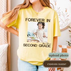 Personalised Forever In Second Grade Shirt, Second Grade Team Shirt, 2nd Grade Teacher Gift, Comfort Colors Custom Second Grade Teacher Tee