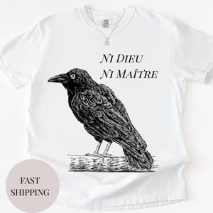 Ni Dieu Ni Maître Shirt, Kein Gott, kein Meister, Vintage 90er Jahre Grafik Anti-Autoritäres Shirt, Anti-Trumpf-T-Shirt, Linker-Protest-T-Shirt, Anarchist-T-Shirt