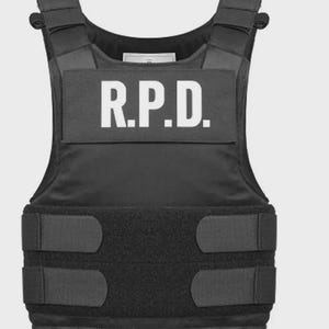Leon S Kennedy RPD Black Resident Evil Tactical Military Style Vest Jacket
