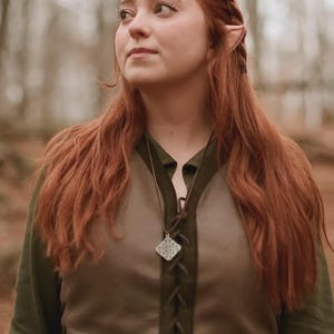 Elven Leather Vest – Fantasy Armor Costume for LARP, Cosplay & Renaissance Fairs