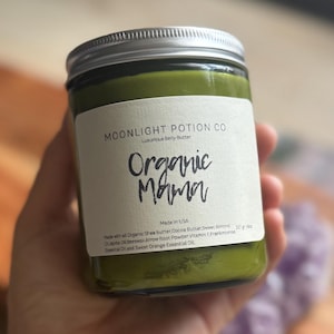 Organic Belly Butter: Vegan, Natural Stretch Mark & Scar Treatment