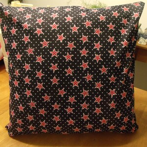 red, white and blue pillow covers image 2