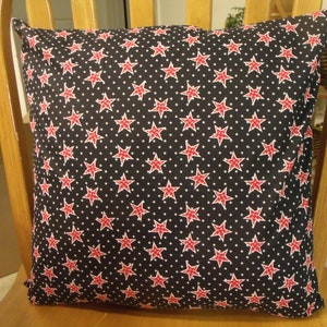 red, white and blue pillow covers image 1
