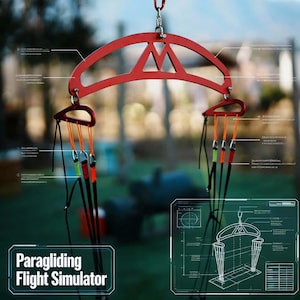 Paragliding Paramotoring Flight Simulator(Harness Training CG Setup Rig)