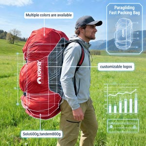 Paragliding Fast Pack Bag | Quick & Pack Stuff Sack | Lightweight Hike and Fly Gear