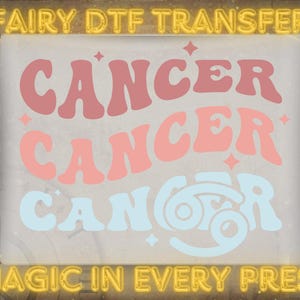 Cancer Dtf Transfer,Horoscope Ready To Press,Astrology Chart Heat To Press,Horoscope Ready For Press,Mystic Hot Peel Dtf Transfer