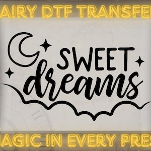 Sweet Dreams DTF Transfer: Baby Ready to Press
