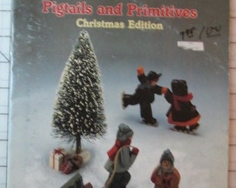 Pigtails and Primitives Christmas Edition Tole Painting Book