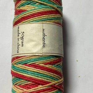 Irie Beads Rasta Red Yellow Green .5mm Hemp 205 feet