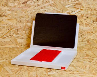 Outlet - BRICK BUDDY™ XL – Modular Brick Building Tray | Eco-Friendly Organiser With Removable Guide Stand