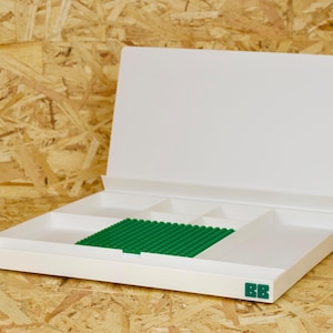 BRICK BUDDY™ XL – Modular Brick Building Tray | Eco-Friendly Organiser With Removable Guide Stand