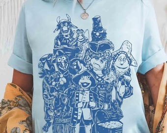 Camiseta Comfort Colors del 30.º aniversario de Muppet Treasure Island, camiseta de The Muppets Show, Kermit, Miss Piggy, Fozzie Bear, Piratas, viaje familiar a WDW