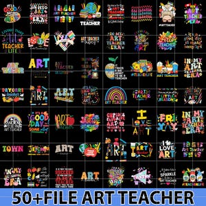50+ Bundle Png Art Teacher, Art Teacher Png Bundle, Boho Teacher Png Bundle, Teacher Png Bundle, Teacher Appreciation Bundle, Teacher Png