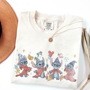 Comfort Color Stitch Sorcerer Shirt, Disney Fantasia Tee, Lilo & Stitch Imagination Wizard, Stay Magical Tee, WDW Disneyland Trip 2026 Shirt