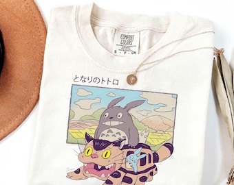 My Neighbor Totoro Shirt, Sweatshirt, Hoodie, Studio Ghibli Characters, Kids Youth Toddler Tee, Gift for Anime Lovers, Japanese Y2K Outfit