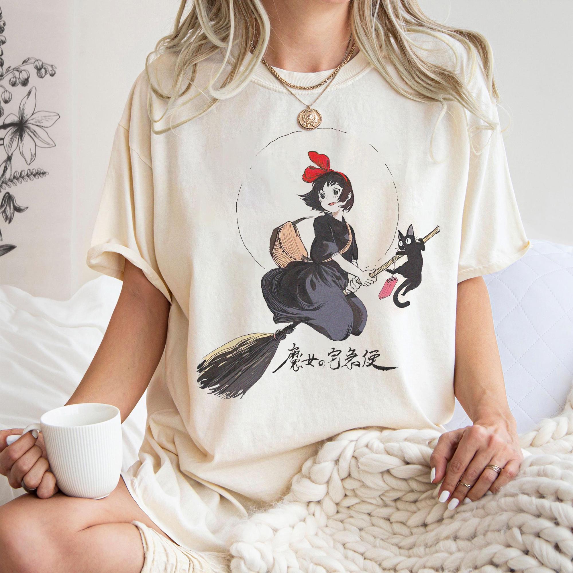 トップス Kiki's Delivery Service Anime tee Kikis Delivery Service T Shirt - Etsy