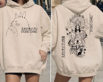 Vintage Studio Ghibli Shirt, Sweatshirt, Hoodie, Studio Ghibli Character Shirt, Gift for Anime Lovers, Y2K Japanese Shirt