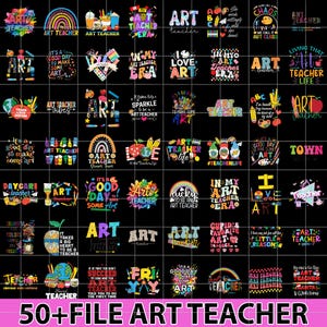 50+ Bundle Png Art Teacher, Art Teacher Png Bundle, Boho Teacher Png Bundle, Teacher Png Bundle, Teacher Appreciation Bundle, Teacher Png