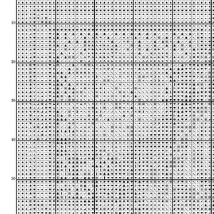May include: A cross-stitch pattern chart with a grid of squares filled with various symbols. The text "Crafty Girl" is at the top. The chart is designed for needlecraft projects, offering a guide for creating detailed designs.
