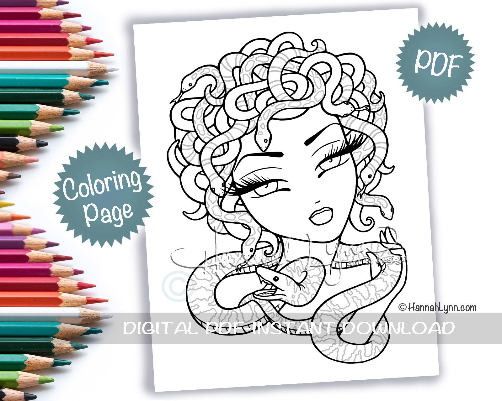 Disco Diana GoGo Boots Coloring Page Set Cute 70's Big Eye Whimsy Girls  Historical Character Line Art PDF Download Printable Hannah Lynn