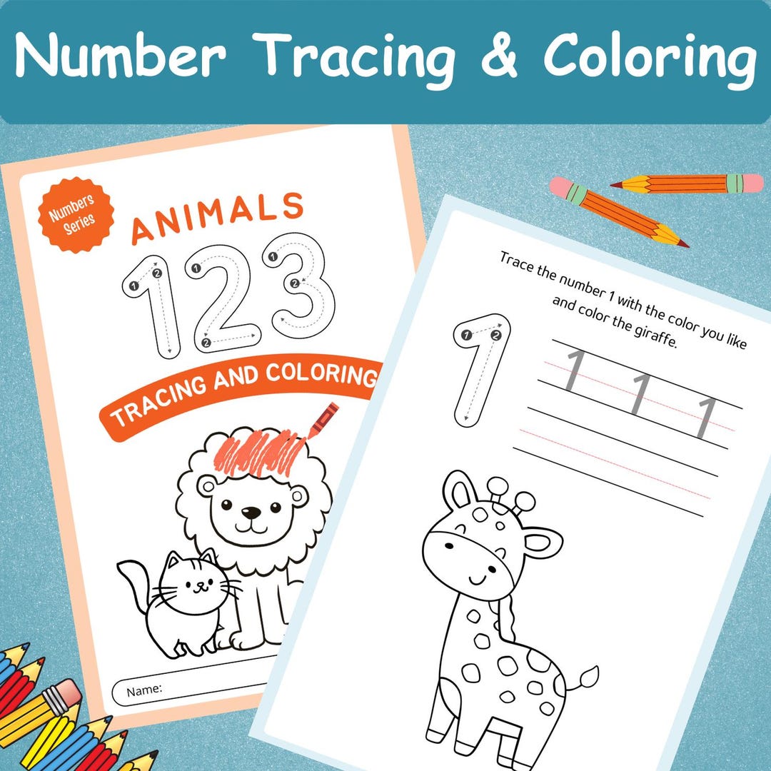 1-10 Number Tracing Worksheets | Printing Numbers | Kindergarten ...