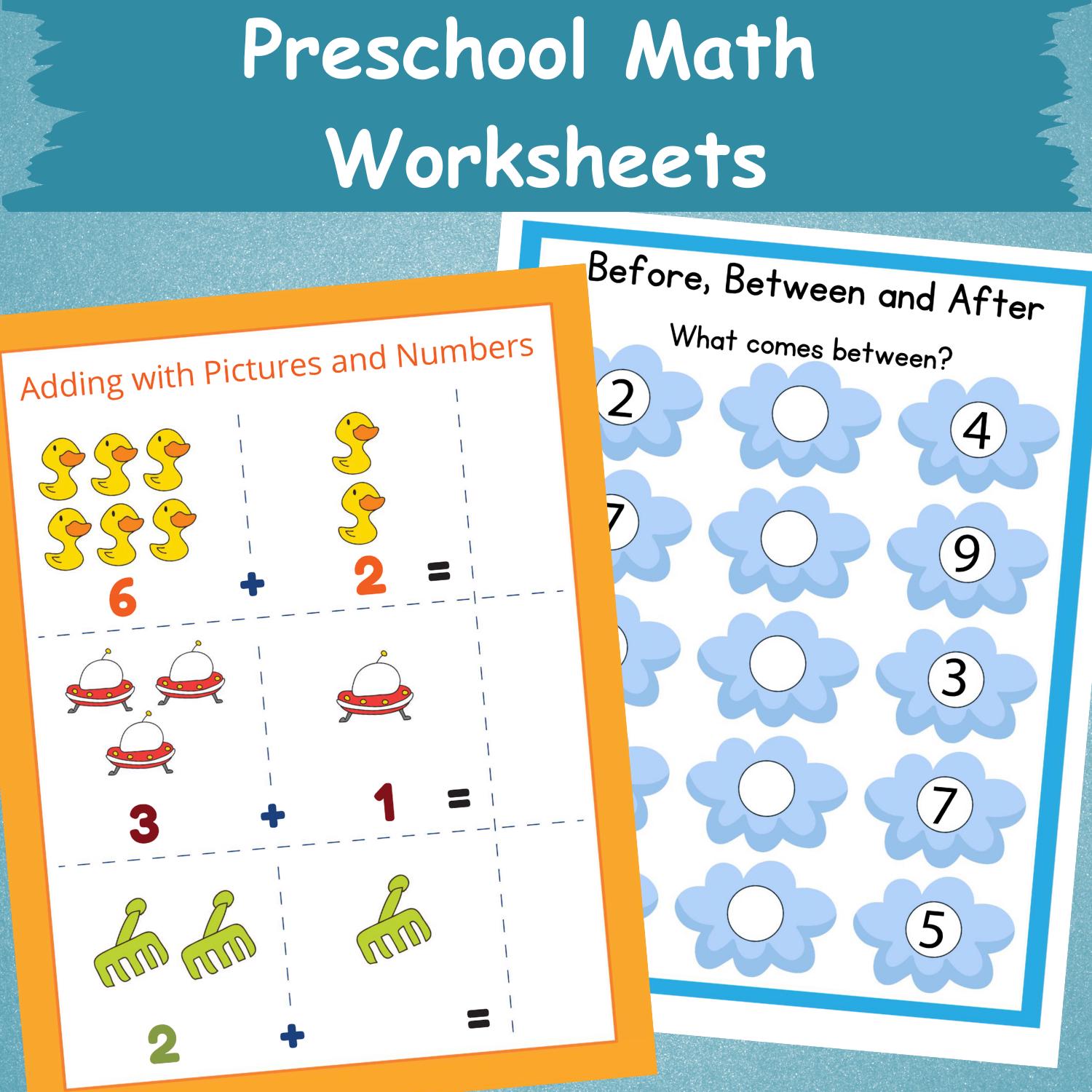 75 Preschool Math Worksheets | Math Practice Sheets | Homeschool ...