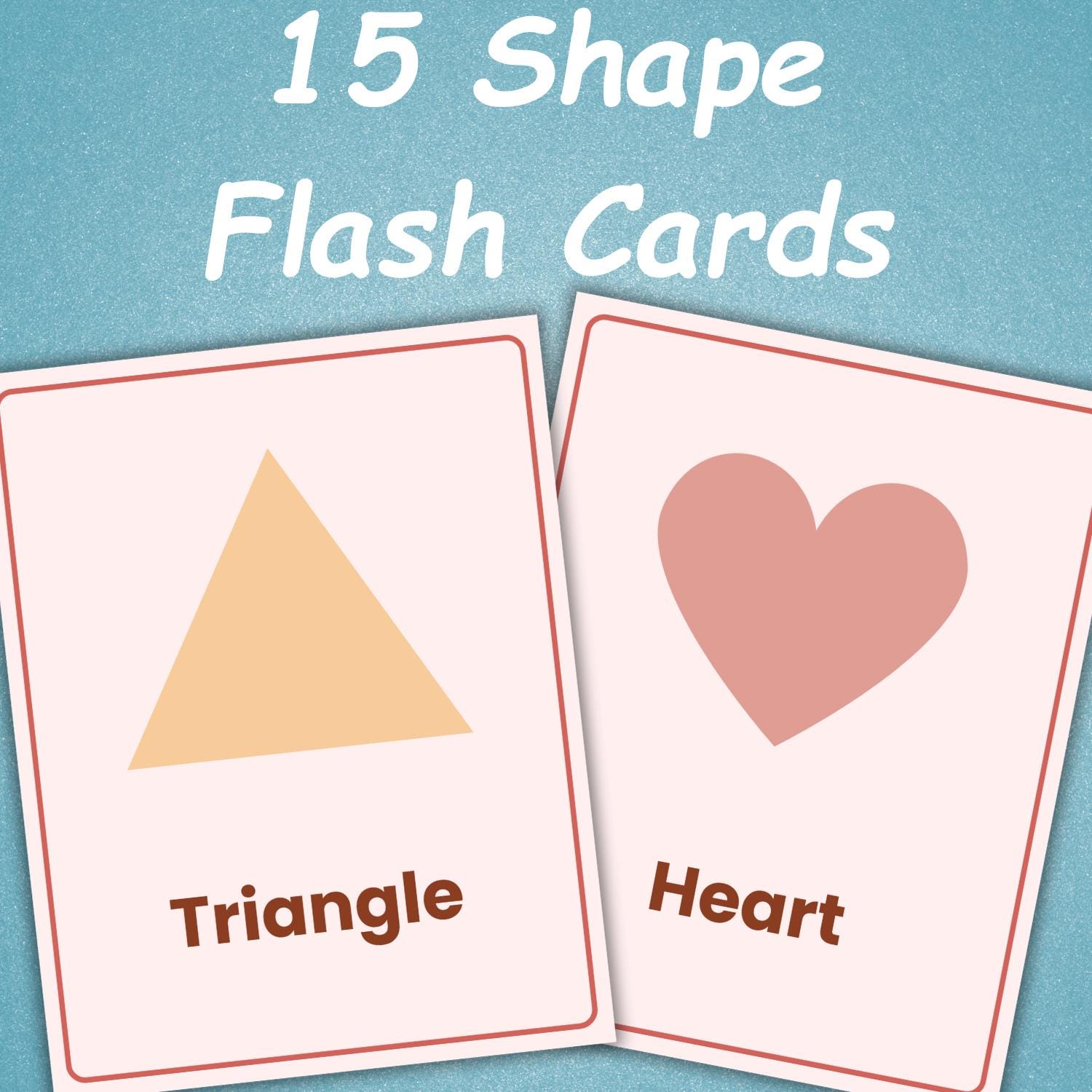 Shapes Flashcards for Kids | Printable Shapes Cards | Preschool ...