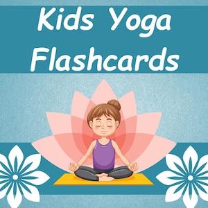 Yoga Flashcards For Kids | Yoga Poses Flash Cards | Toddler Movement Activity | Yoga Practice Cards | Montessori Flashcards | Yoga for Kids
