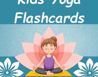 Yoga Flashcards For Kids | Yoga Poses Flash Cards | Toddler Movement Activity | Yoga Practice Cards | Montessori Flashcards | Yoga for Kids