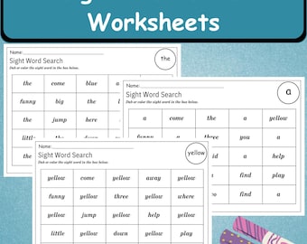 Printable Sight Words Worksheet | Fry Sight Words Kindergarten-1st Grade Handwriting And Spelling Activity | Homeschool Worksheet