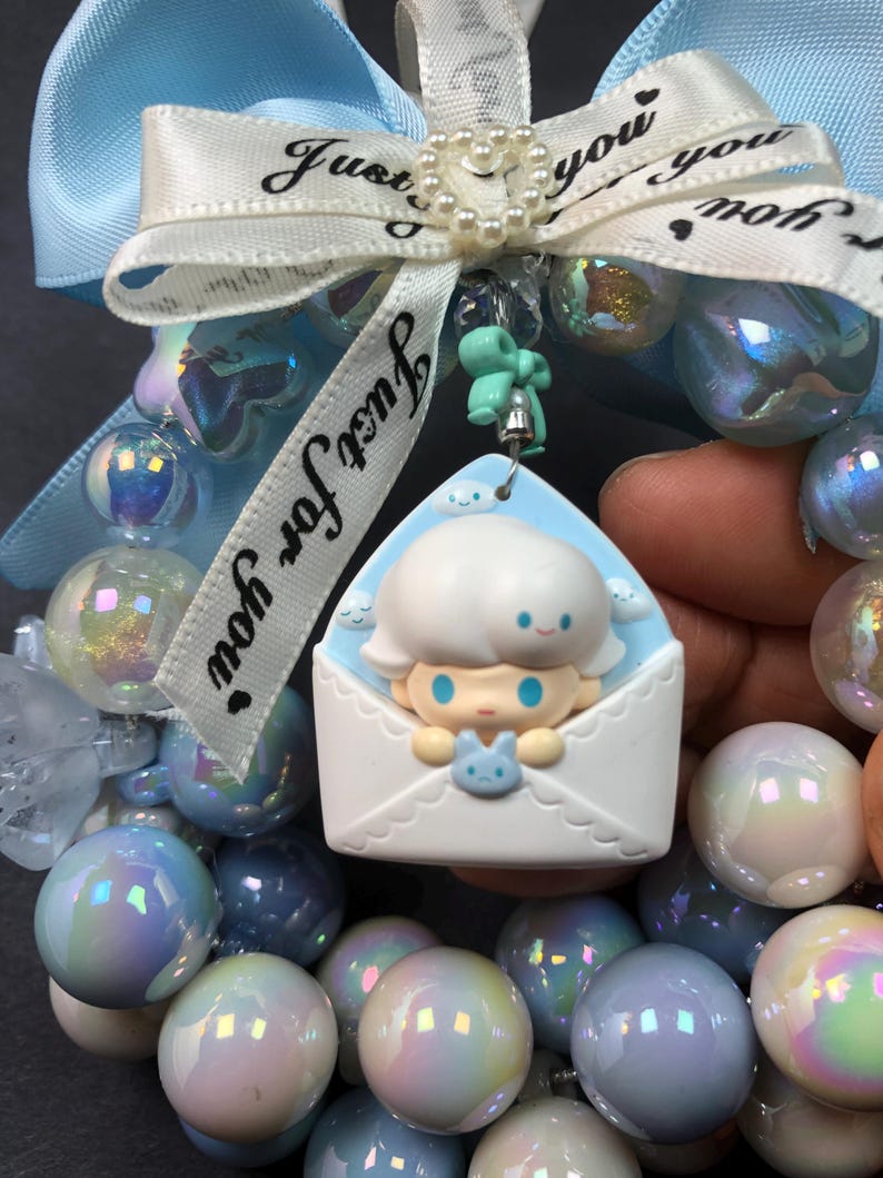 Authentic POP MART DIMOO Rear Mirror View Charm Car Hanging Ribbon Bows ...