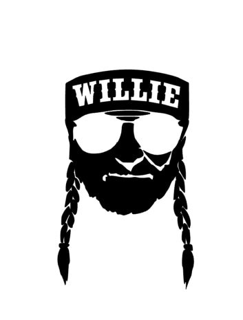 Holographic Star Logo Sticker – Willie Nelson Shop