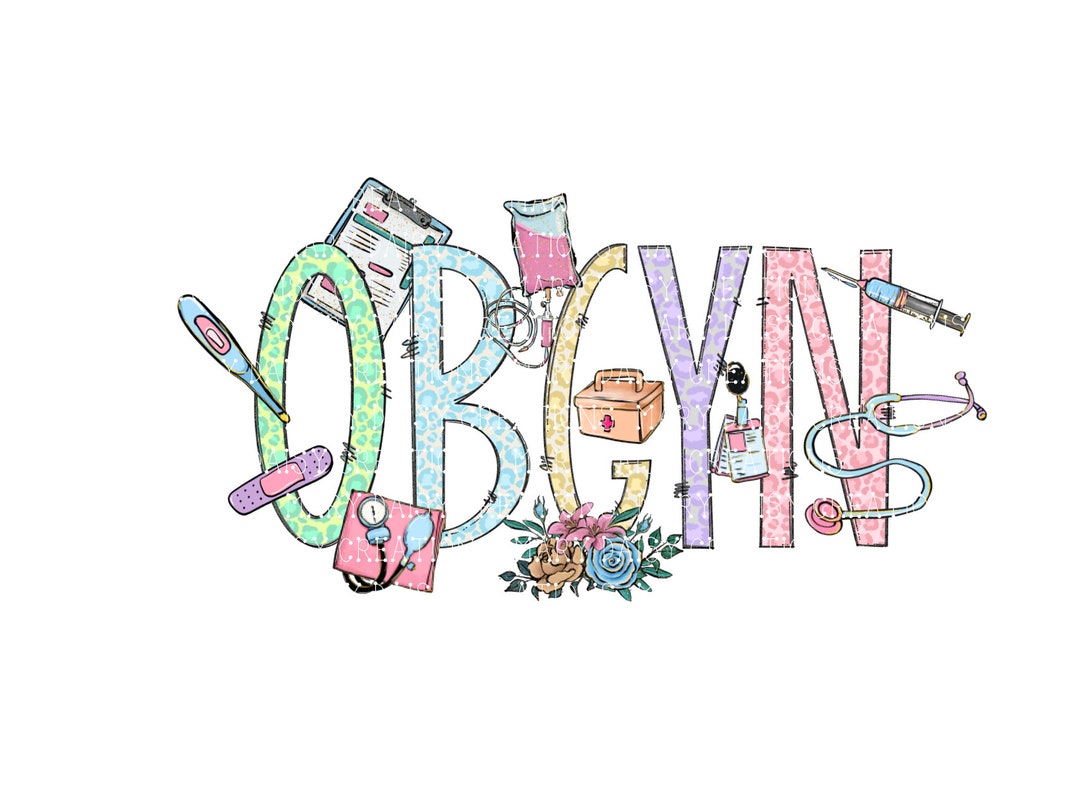 OBGYN Sublimation Print Transfer Ready to Press Or - Etsy