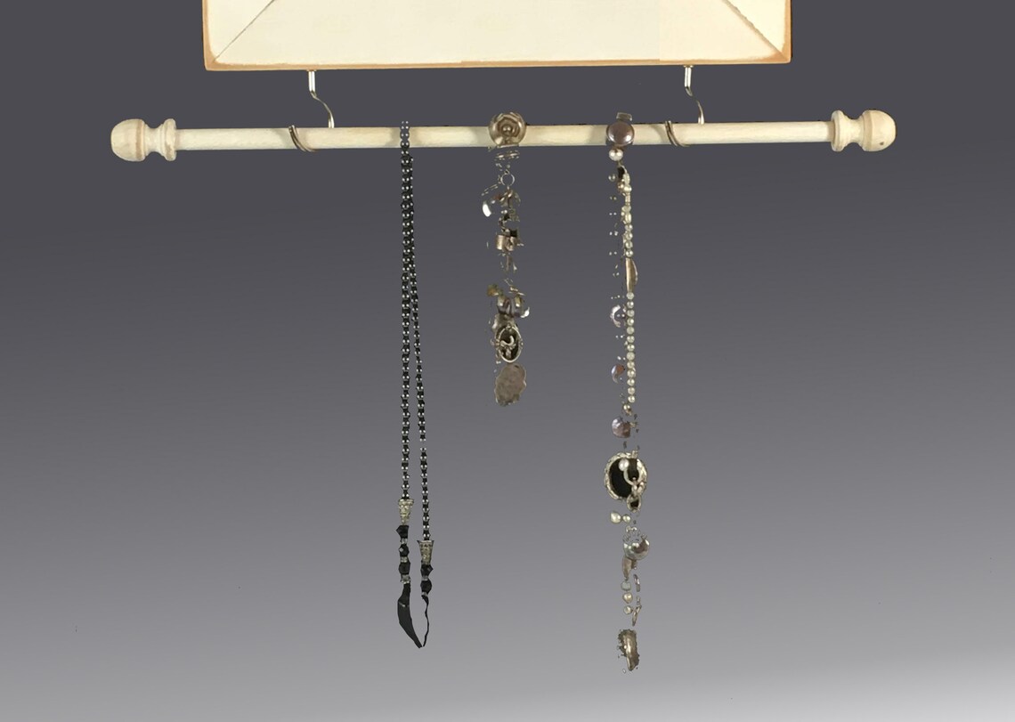 Stud Earring Holder Shabby Chic Earring Display Hanging Etsy