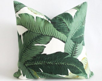 Pillow Cover Tropical Swaying Palms Tommy Bahama Banana Leaf Indoor Outdoor