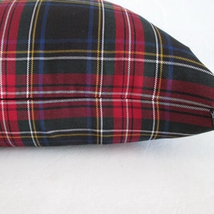 Pillow Cover New Stewart Black Tartan Plaid Zipper Opening Both Sides Christmas Pillow image 4