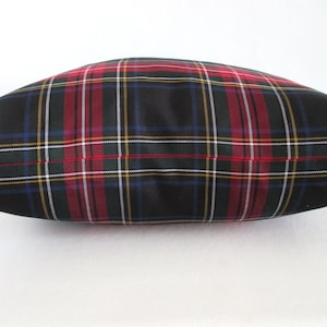 Pillow Cover New Stewart Black Tartan Plaid Zipper Opening Both Sides Christmas Pillow image 5