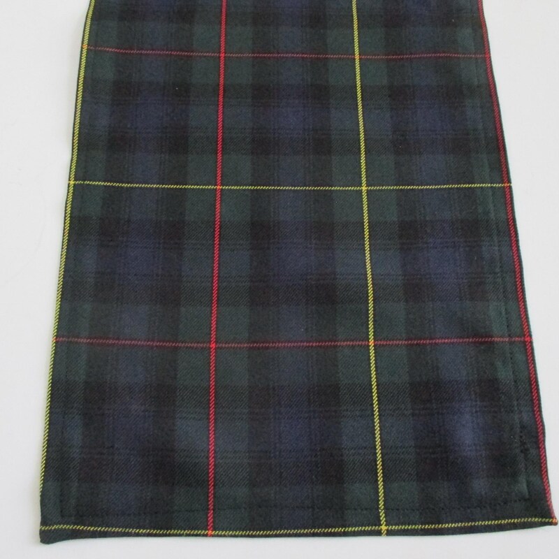 Gunn Modern Tartan Table Runner - Cotton table runner main image 1