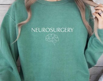 Maglietta per neurochirurgia Comfort Colors®, maglietta minimalista per infermiere del cervello, regalo di laurea in neurologia, maglietta per studenti di medicina, abbigliamento per infermieri, top Scrub Life