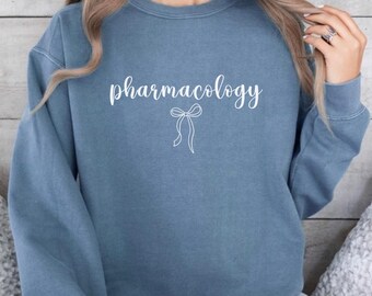 Pharmacology Shirt, Minimalist Pharmacy Tech Sweatshirt, Pharmacy Technician Grad, School Grad Sweater Pharmacy Tech Gift, Pharmacist Gift