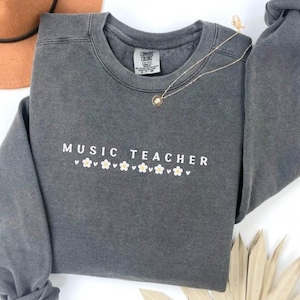 Comfort Colors® Music Teacher Shirt, Music Teacher Gift, Music Shirt, Music Gift, Music Gifts, Music Lover Gift, Music Shirt, Chorus Teacher