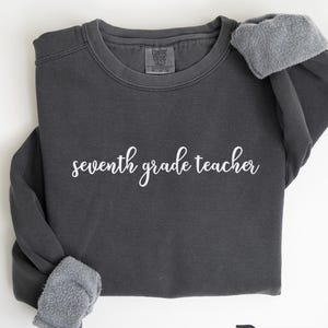 Camiseta de maestro de séptimo grado Comfort Colors®, camiseta de maestro de séptimo grado, camiseta de séptimo grado, séptimo grado, maestro de escuela secundaria, camiseta de enseñanza