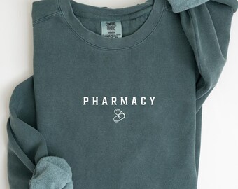 Comfort Colors® Apotheker-Shirt, Apotheken-T-Shirt, Apotheken-Tech-Shirt, Daisy-Apotheker-Hemd, Geschenk für Apothekentechniker, Apotheker-Geschenk