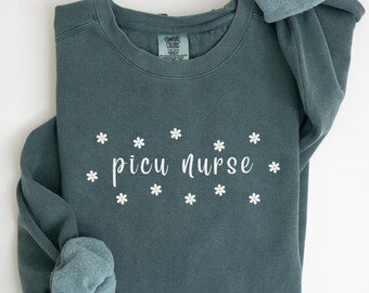 PICU-sjuksköterska, PICU-pediatrisk sjuksköterska, PICU-sjuksköterska, present till sjuksköterska, present till uppskattning av sjuksköterska, pediatrisk intensivvårdsavdelning, PICU-tröja