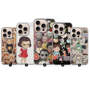 Yoshitomo Nara phone case for iPhone 16 pro, 15, 14, 13, 12, 11, Samsung 24fe, s23, s22, s21, a16, a15, Google Pixel 9 Pro XL