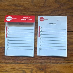 Sticky To Do Liste Notizblock, Planer (A6 Größe)